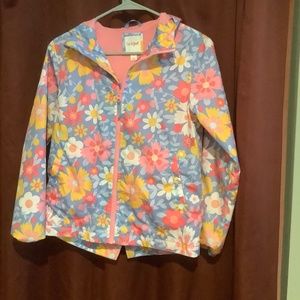 Cat & Jack Kids Girls Size L Rain Jacket
